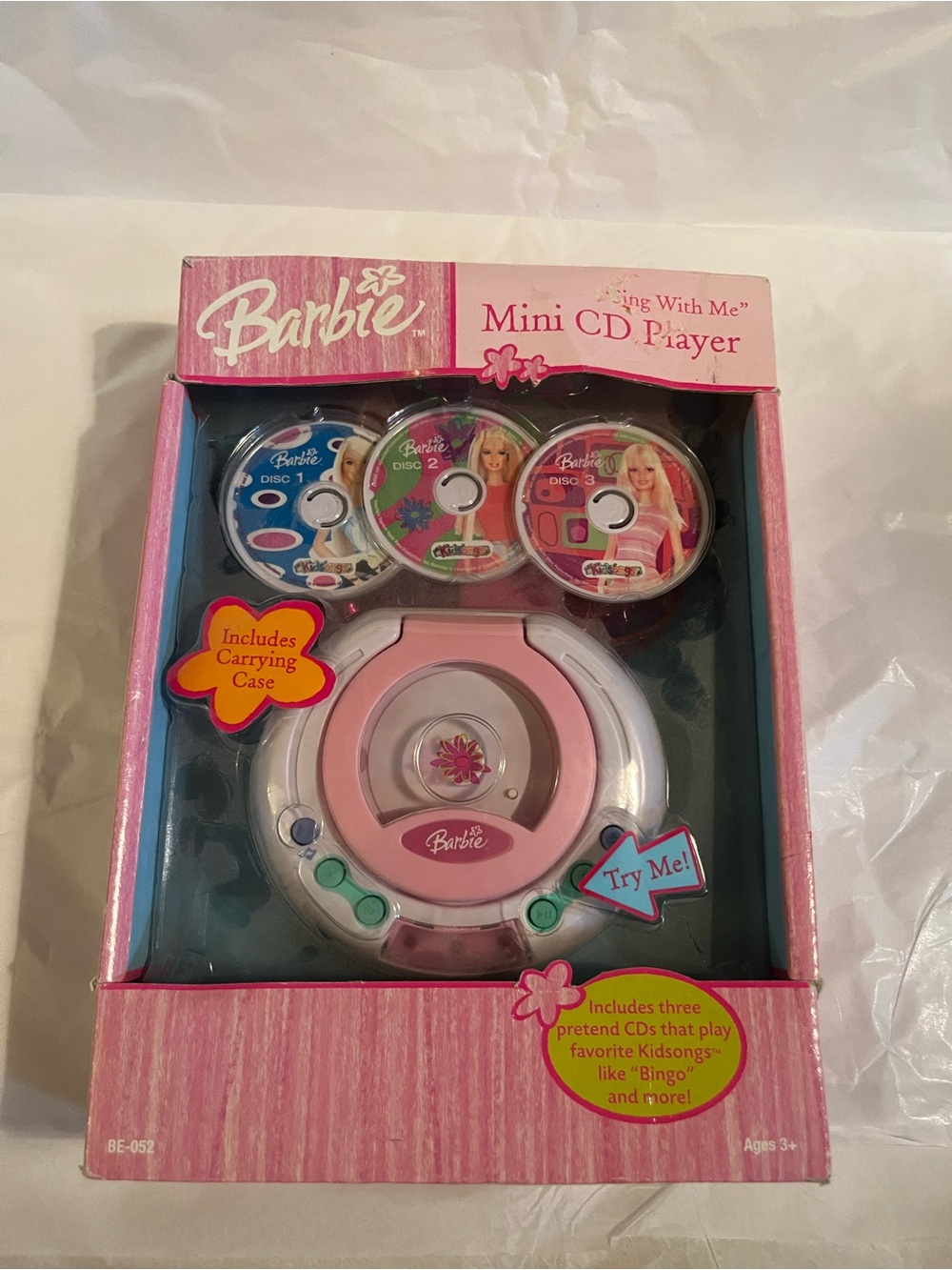 2005 Vintage Mattel Barbie Sing with Me Mini CD Player New in Box